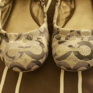 Coach Ballet Slippers-EUC